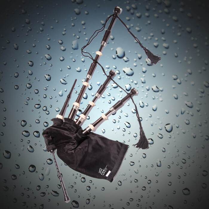 Cornamusa Scozzese Per Principianti - Con Ghiere In Nichel E Supporti In Finto Avorio